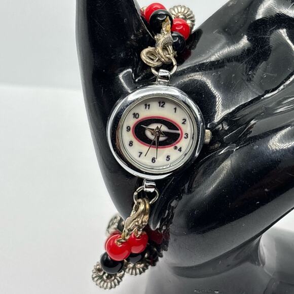 Red Beaded Georgia University Watch - Picture 2 of 3